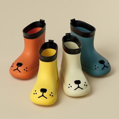Happy Mary new children's rain boots EVA cartoon cute non-slip boys and girls baby rain boots children's shoes