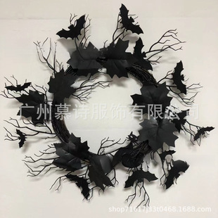 �f�}�����𻨭h��֦�＾���h�羳��������b�Halloween Wreath