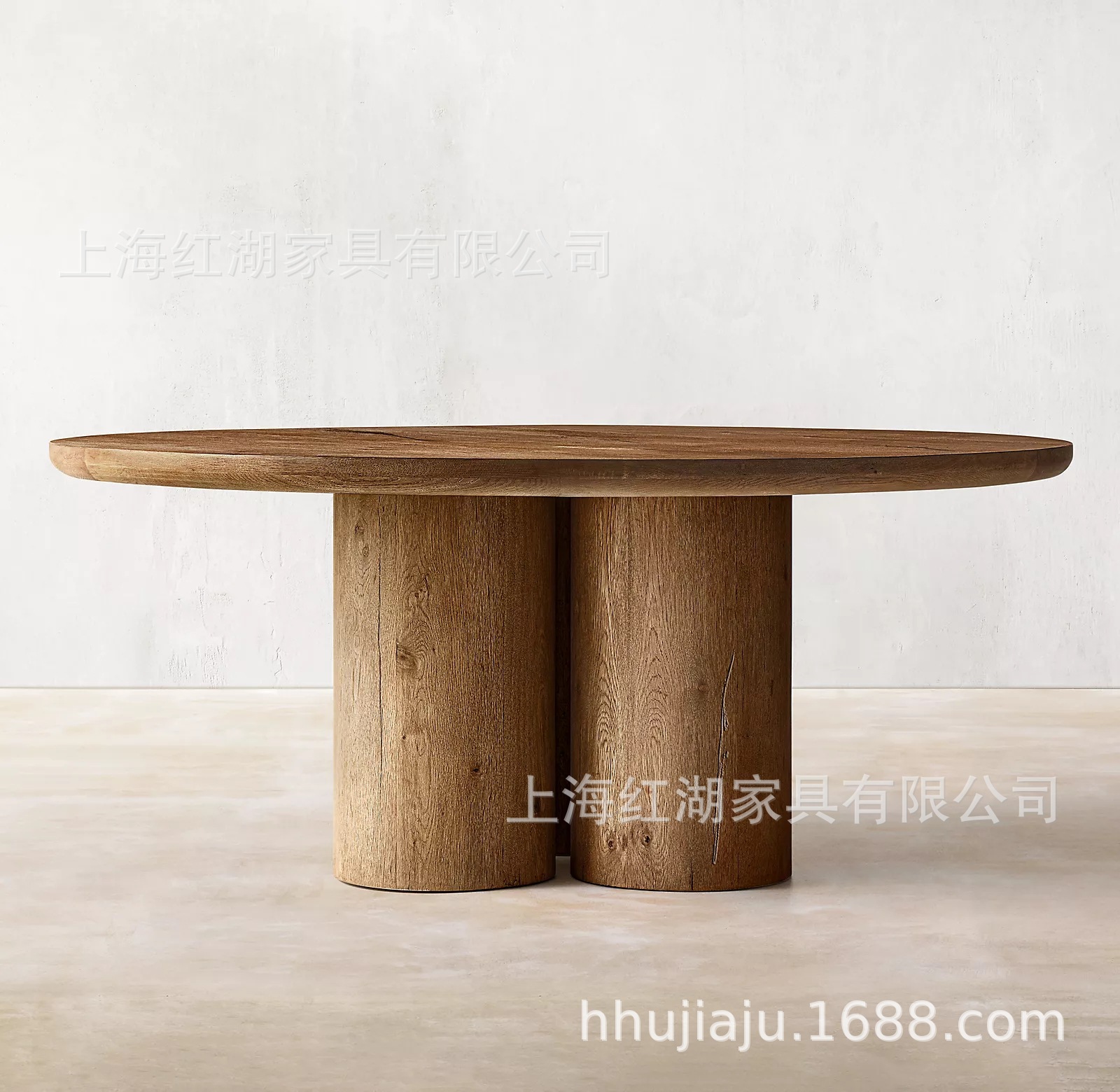 Nordic Solid Wood Full Set Table and Chair Outdoor Balcony Villa Courtyard Casual Table and Chair Restaurant Table and Chair