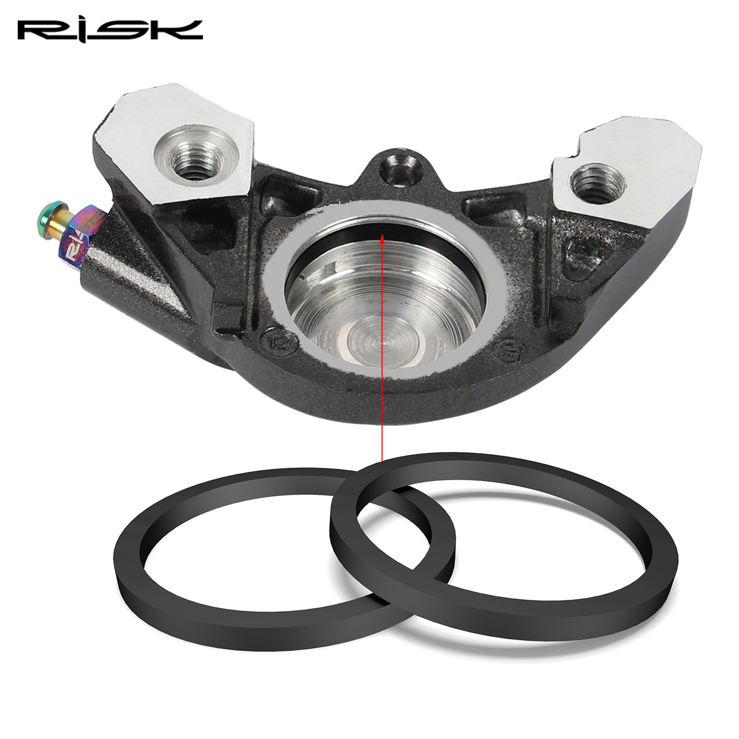 RISK mountain road bike disc brake clamp sealing ring O-ring brake piston rubber ring XT repair parts SLX