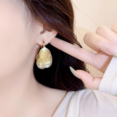 欧美复古镂空蝶翼流苏耳扣轻奢高级感耳环独特小众设计百搭耳饰