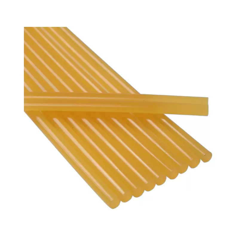 环保型强力高粘热熔胶棒11mm/7mm黄色胶条热熔棒现货批发厂家直供