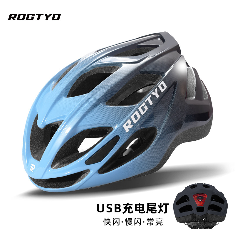 Casco de ciclismo de bicicleta de montaña para hombres y mujeres de verano para vehículos de carretera para romper el viento y formar casco integrado para equipos de ciclismo image 14