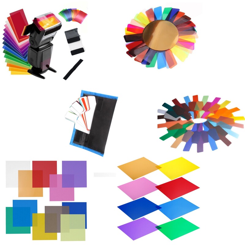 Camera Filter Machine Dome Light Color Filter Flash Soft Light Film Storage Bag Photography Light Light Beauty Film