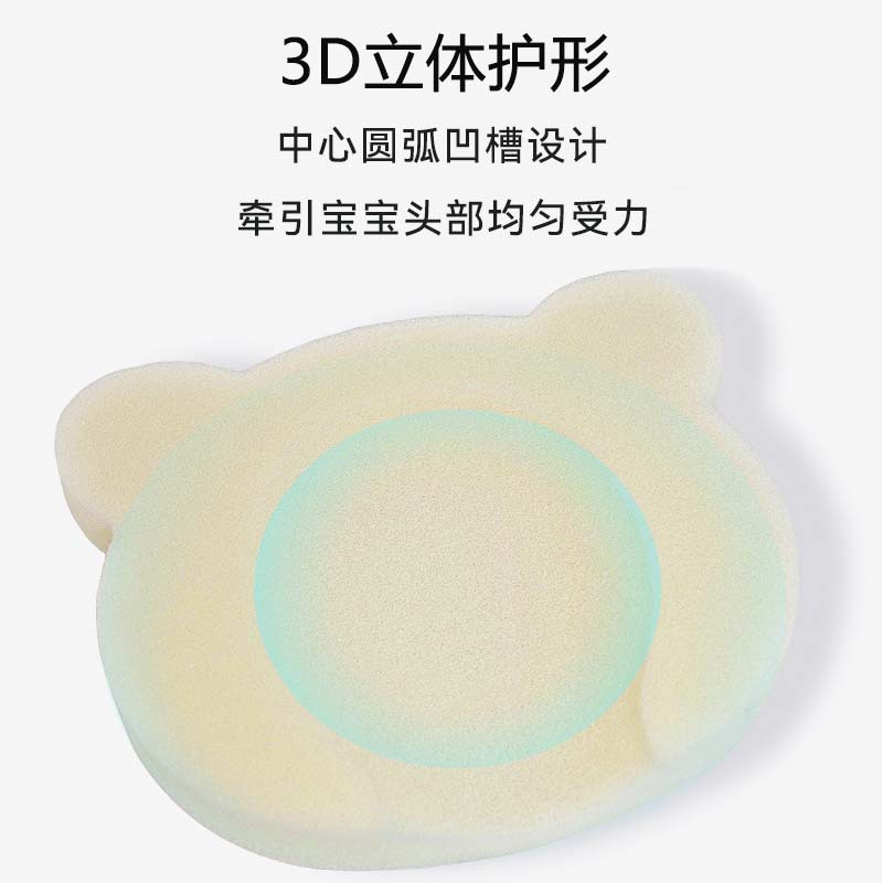 无洞款小熊硅胶定型枕枕芯工厂直发量大价优出货快可机洗婴儿枕头