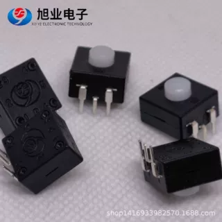自锁按钮开关 12*12 手电筒开关 YX-1603 二开一关【源头厂家】