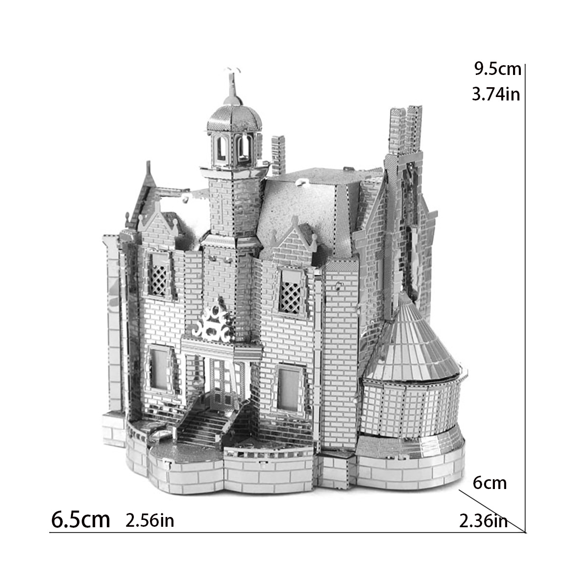 R2D2DIY puzzle de metal 3D hecho a mano modelo tridimensional para adultos Juguetes de puzzle de ensamblaje