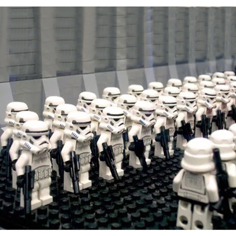 Compatible with Star Wars Series Clone Troopers Stormtroopers Assembled Minifigure Building Blocks Educational Toys