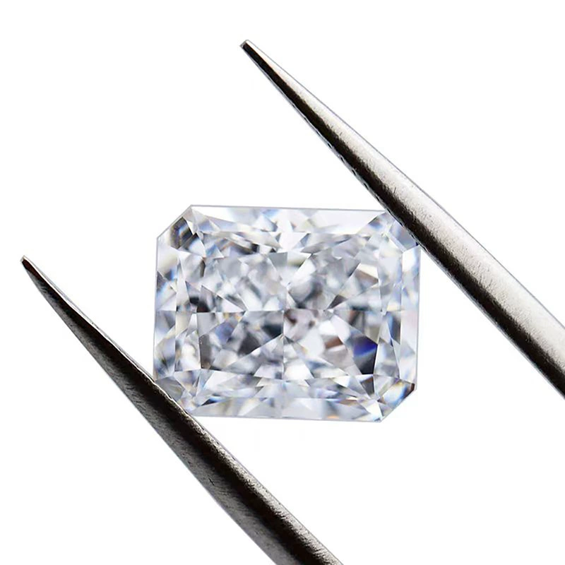 Бриллиант Aocai Jewelry, белый, VVS, высококачественный, выращенный в лаборатории, огранка «радиант», с сертификатом IGI, свободный камень