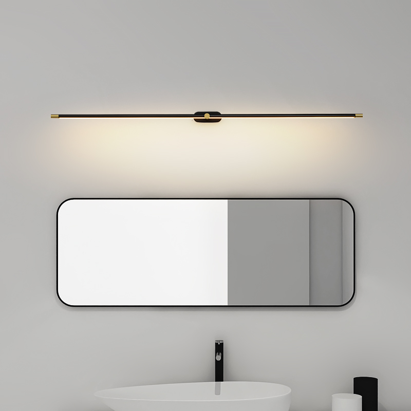 Led Bathroom Vanity Mirror Light, Bathroom Toilet Light, Long Strip Wall Light, No-Drill Mirror Cabinet Light