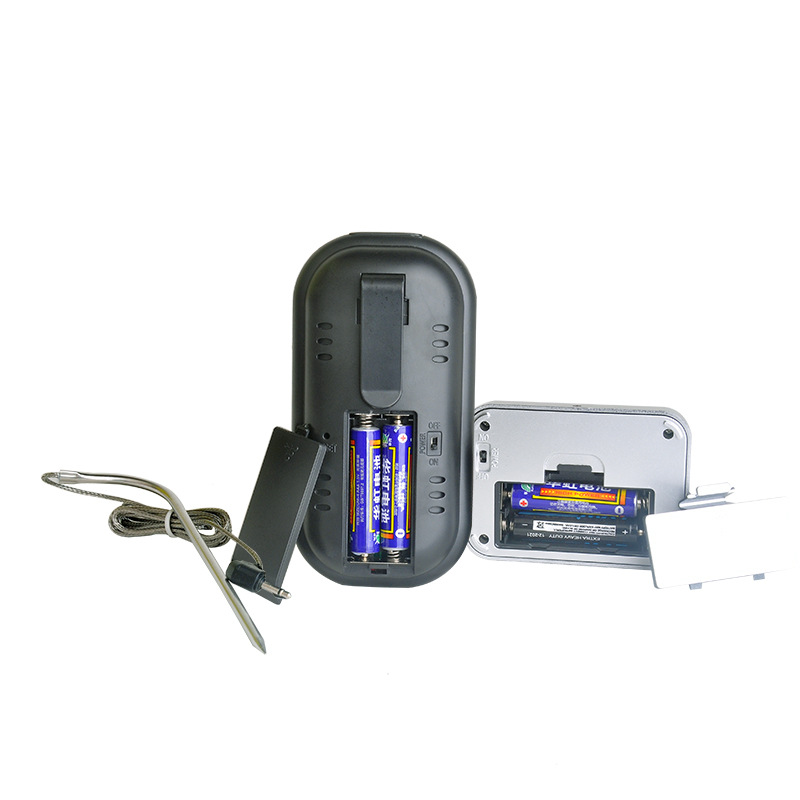 亚马逊无线烤肉温度计 电子烧烤温度计 食品温度计带背光笔夹