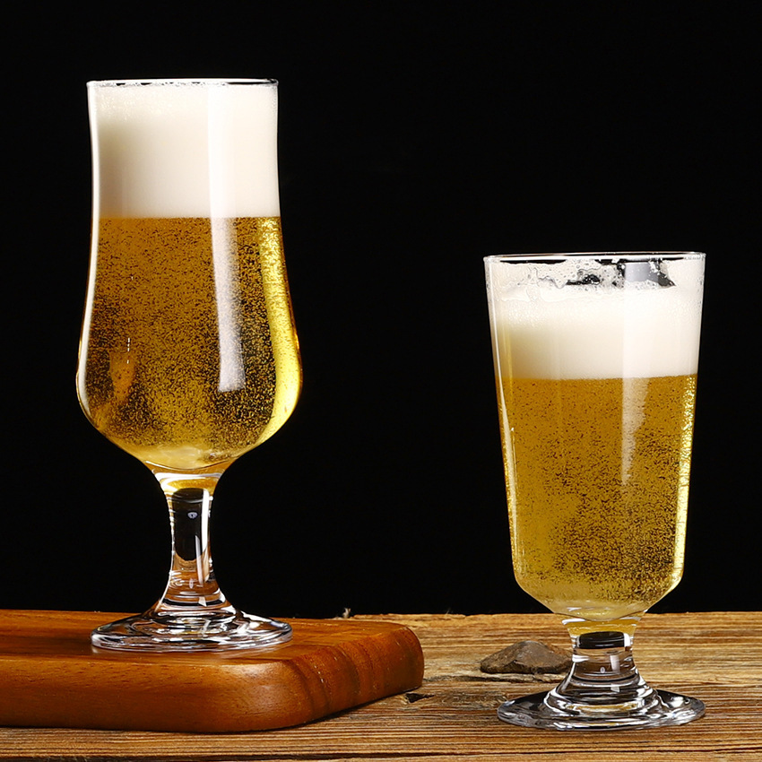 Taza de cerveza de pies altos Taza de jugo Taza de copas de bebidas heladas Taza de bebidas especiales Taza de cóctel Taza de agua burbujeante de pies bajos Taza de bebidas largas