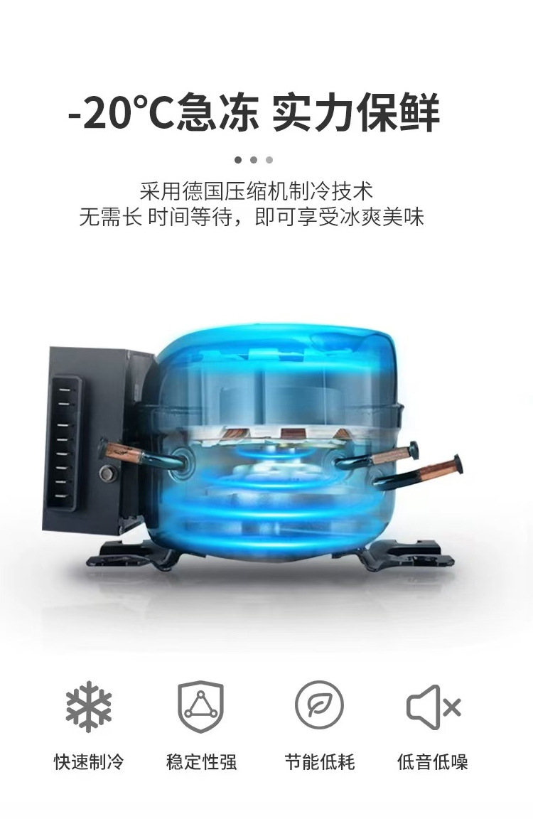 Car Refrigerator 24V12V Car Home Dual-Purpose Truck Compressor Mechanism Refrigeration Portable Dormitory Small Wholesale