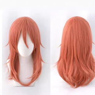 Anime cosplay wig chainsaw man chainsaw man Angel Devil dark orange anti-warped cos wig