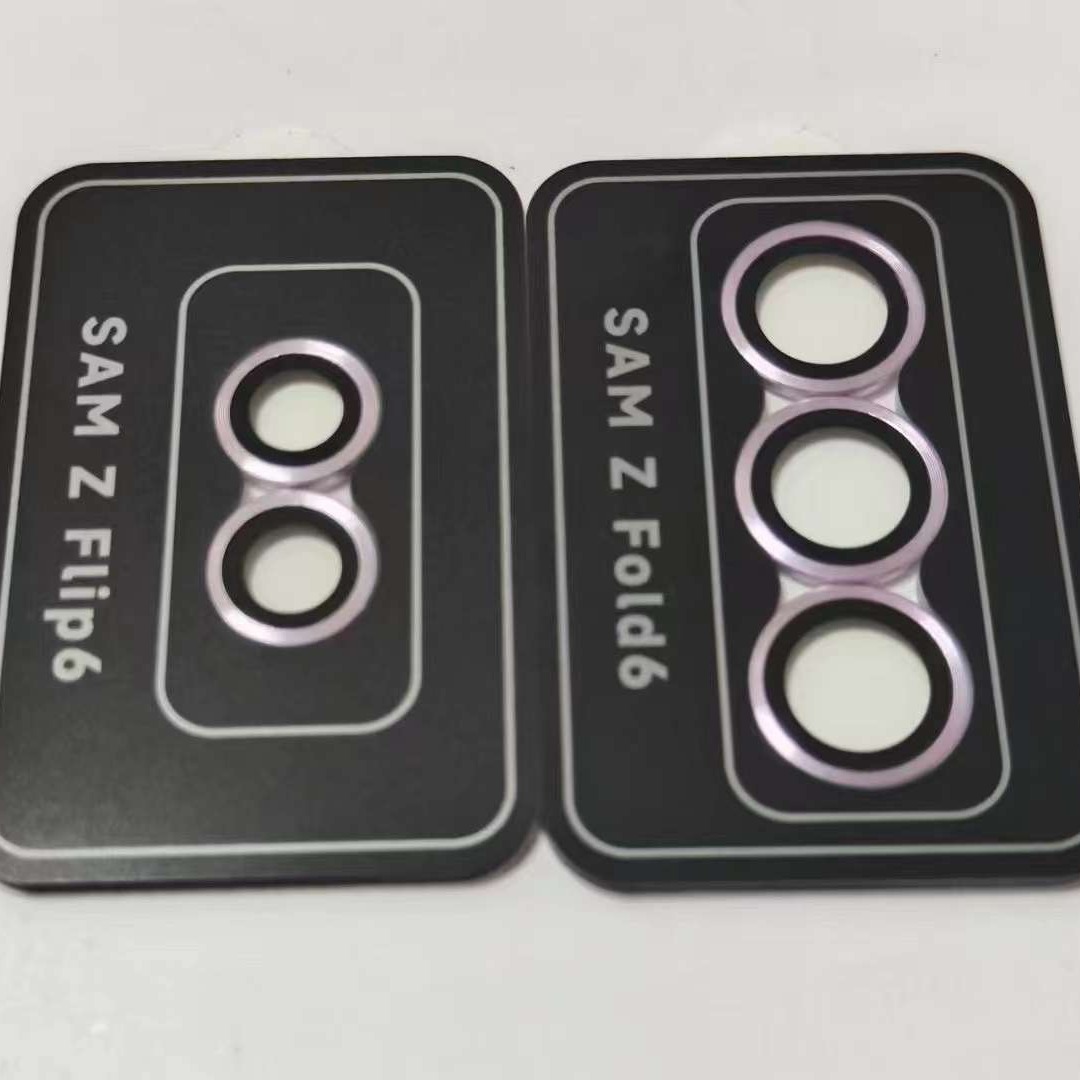 Protector de Lente de Cámara para Samsung Fold7, Anillo de Lente Flip6, 5 Posiciones, W26 Segunda Generación, Película de Lente de Cristal Metálico Ojo de Águila