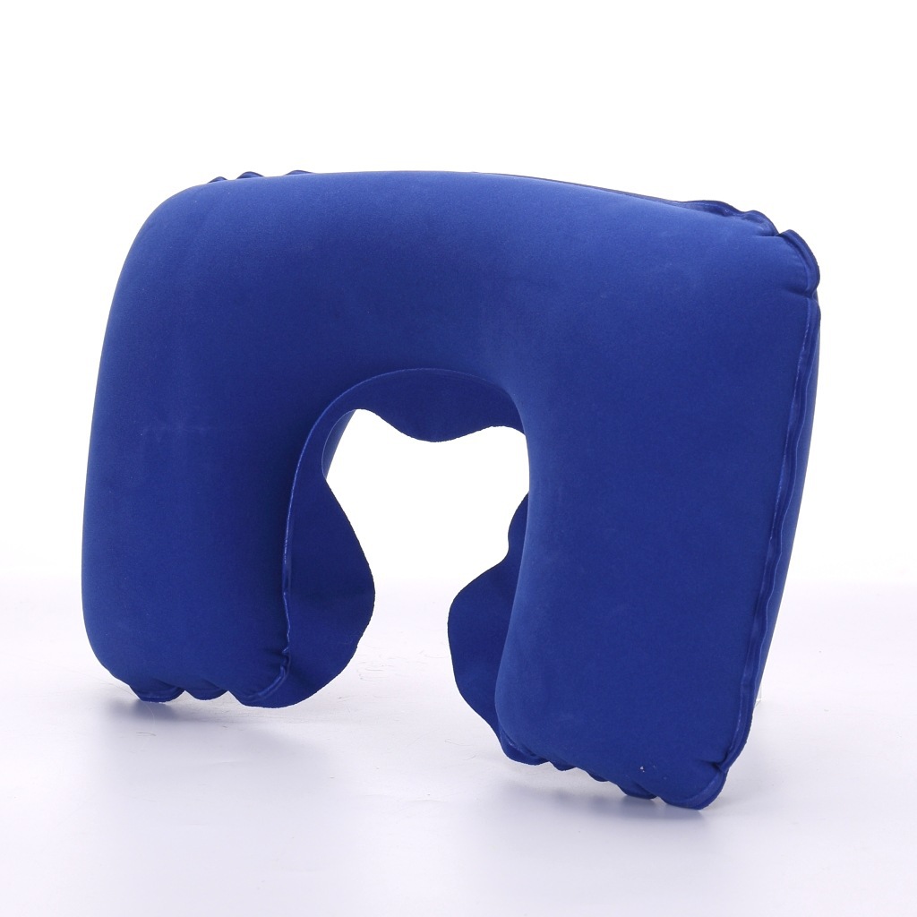 PVC Kadife Şişirilebilir U Şeklinde Yastık Boyun Yastığı Seyahat U Şeklinde Yastık Yaşlık Havacılık Yastığı Uçak Yastığı Seyahat Yastığı Şişirilebilir Boyun Yastığı