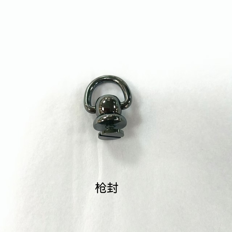 工場直販 純銅製リング回転式モンクヘッドバッグ用金属金具 アクセサリー 人形吊り下げ紐用回転金具 360度回転|undefined