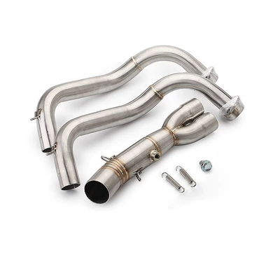 Suitable for Yamaha Mt07 Mt-07 R7 Xsr700 R7 Modified Exhaust Pipe Front Section Stainless Steel Front Section (Motorcycle exhaust pipe) - stainless-steel-front-section
