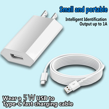 适用安卓typec苹果手机美规4代1a充电头5w充电器typec快充数据线