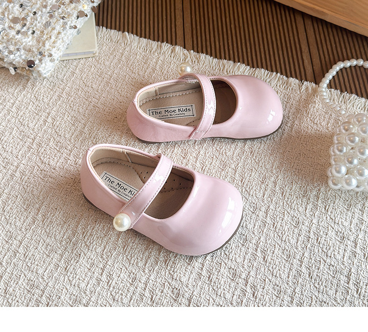 Klassische Mary Jane Ballerinas Mit Perlen Für Mädchen Elegant_voghion.com