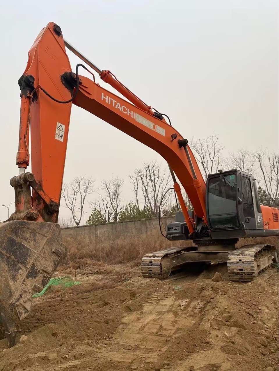 Excavadora Hitachi 240 de segunda mano, vehículo de movimiento de tierras de importación, 2020