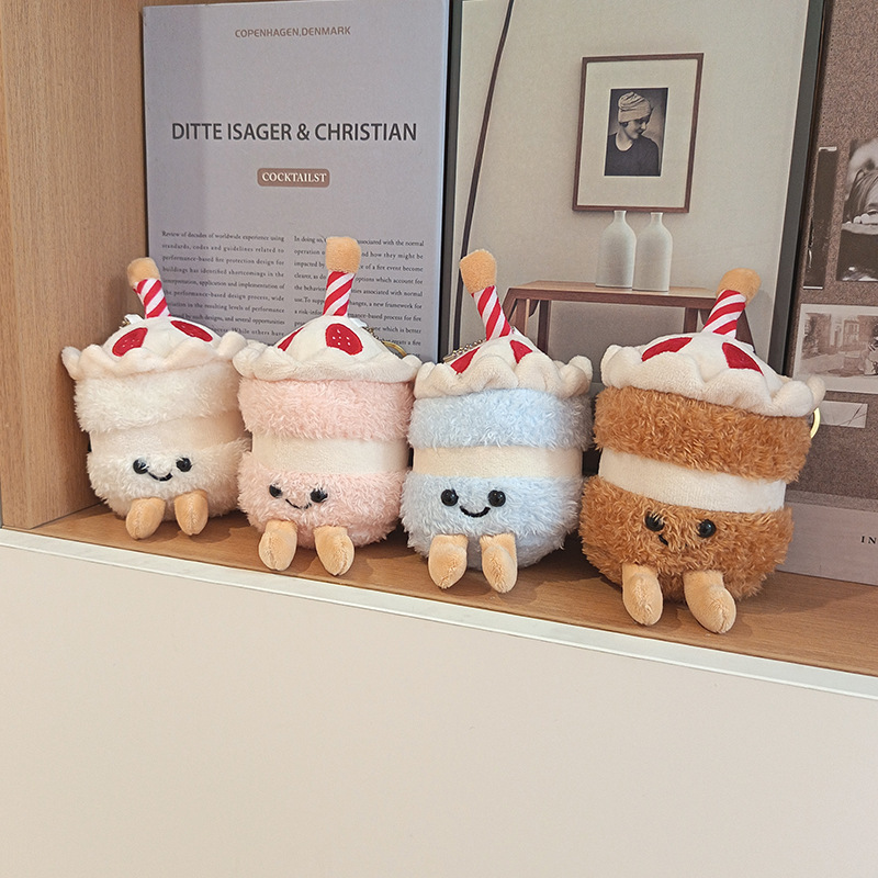 誕生日ケーキかわいいケーキぬいぐるみ誕生日プレゼント小さなぬいぐるみ人形|undefined