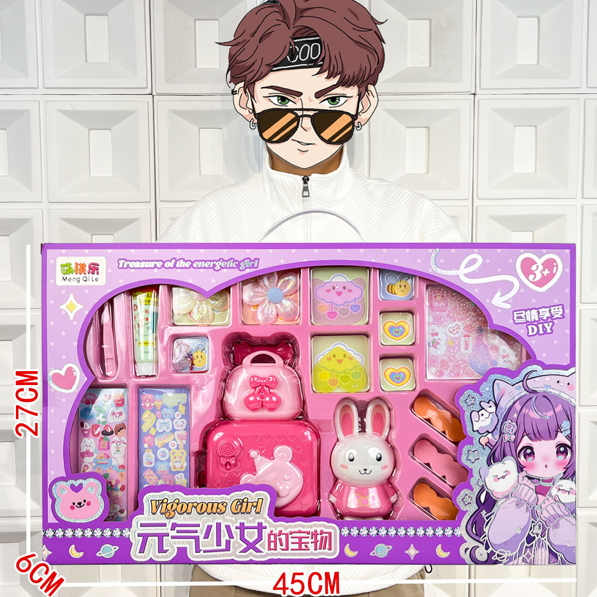 Vajilla de simulación de rompecabezas para niños, cocina, cocina, juguete, caja de regalo grande, juego para niñas, agencia de juguetes, regalo al por mayor