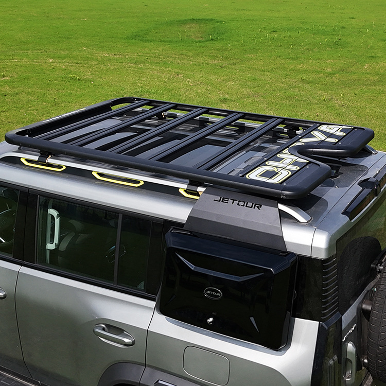 JiTu Traveler Air MounTains and Seas T2 Roof Luggage Rack Frame Aluminum Formula Leopard Chery iCar Car Travel Rack