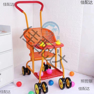 Baby Imitation Rattan Stroller Rattan Chair Baby Lightweight Stroller Summer Eight-Wheel Children's Stroller Four-Wheel Infant Stroller
