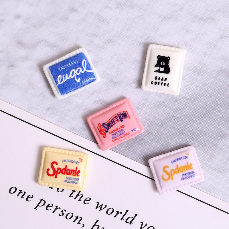 巧克力饼干食玩树脂配件 diy饰品洞洞鞋配饰发夹发饰手工装饰材料