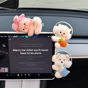 Avtomobil Bəzəkləri, Cizgi Filmi Sevimli Plush Kuklalar, Konsol Ekranı Daxili Dekorasiyalar