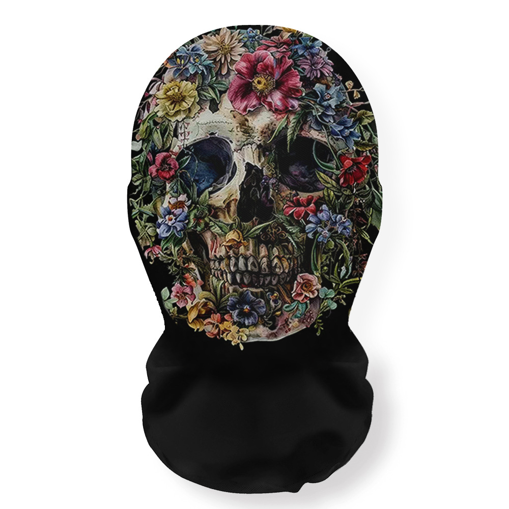 Cross-border Halloween Skull Series props parodia máscaras cubierta de cabeza nuevos productos spot todo el rostro protector solar extraño