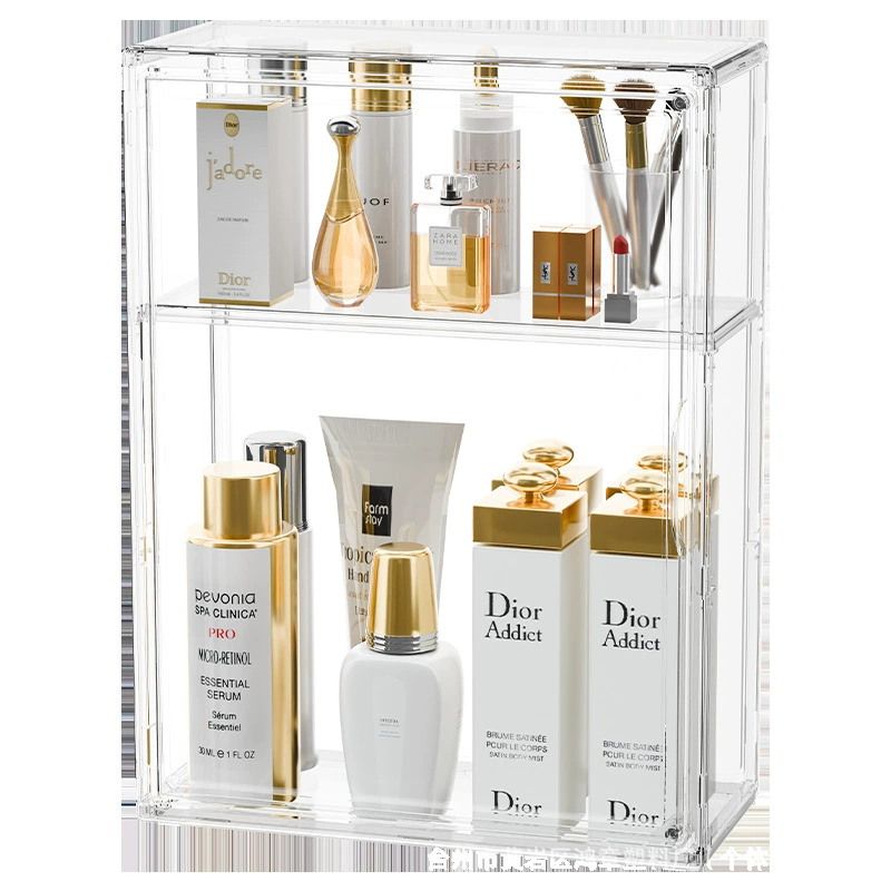 Wall-mounted Storage Box Shelf Rack Acrylic Clear from Yomiego