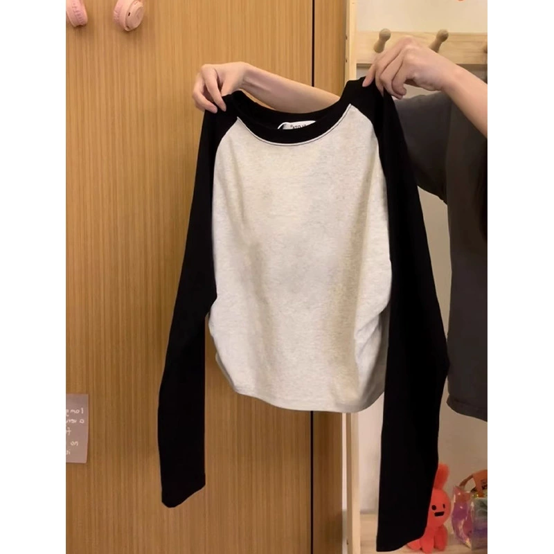 2024 Осенняя футболка с длинными рукавами