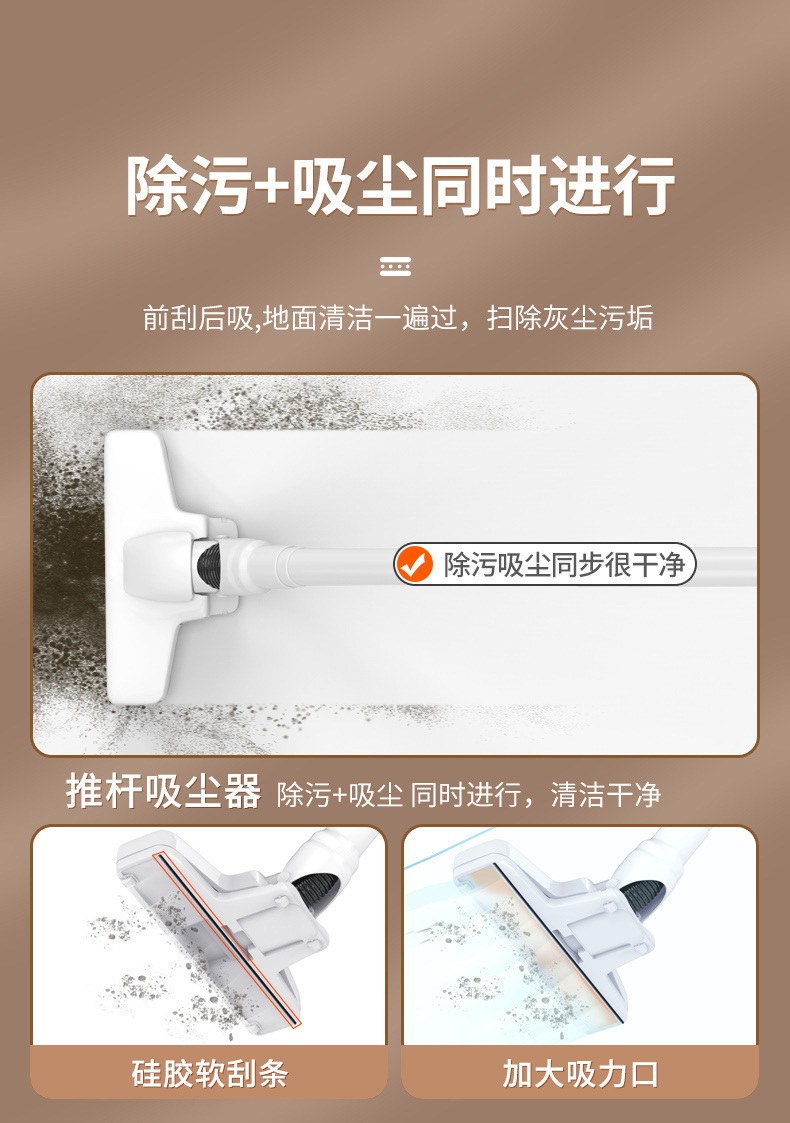 Wireless Charging Vacuum Cleaner, Portable Handheld Vacuum Cleaner for Home and Car Use, Strong Suction, High-Power Vacuum Cleaner, Cross-Border
