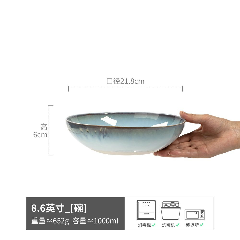 Tazón de lingote Tazón de sopa de cerámica creativa Tazón de arroz para el hogar Tazón de ensalada retro Vajilla al por mayor Tazón de estilo retro Tazón de fideos de estilo japonés