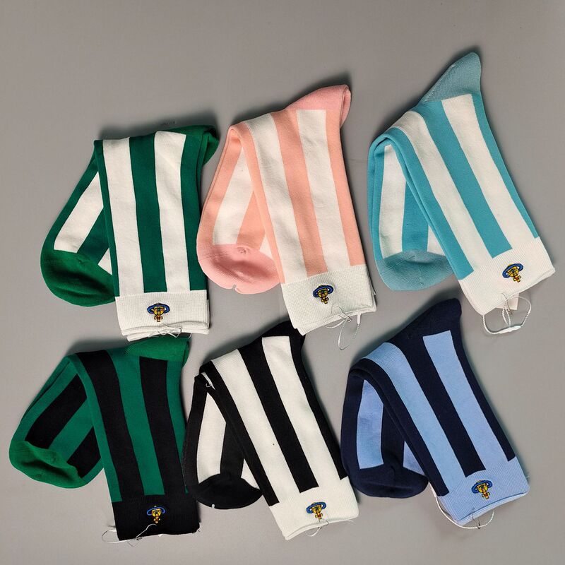 Japanese Empress Saturn Embroidered Double Needle Socks Solid Color Women's Mid-Calf Japanese Style Fashion Breathable Socks