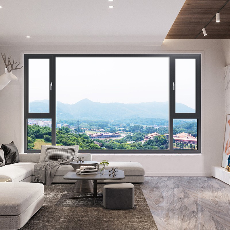 110 sqm Break-bridge Aluminum Doors and Windows with Double-Layer Glass for Superior Soundproofing—Upgrading to Shangguan Shield Large-Cavity Sealed Balcony Floor-to-ceiling Windows