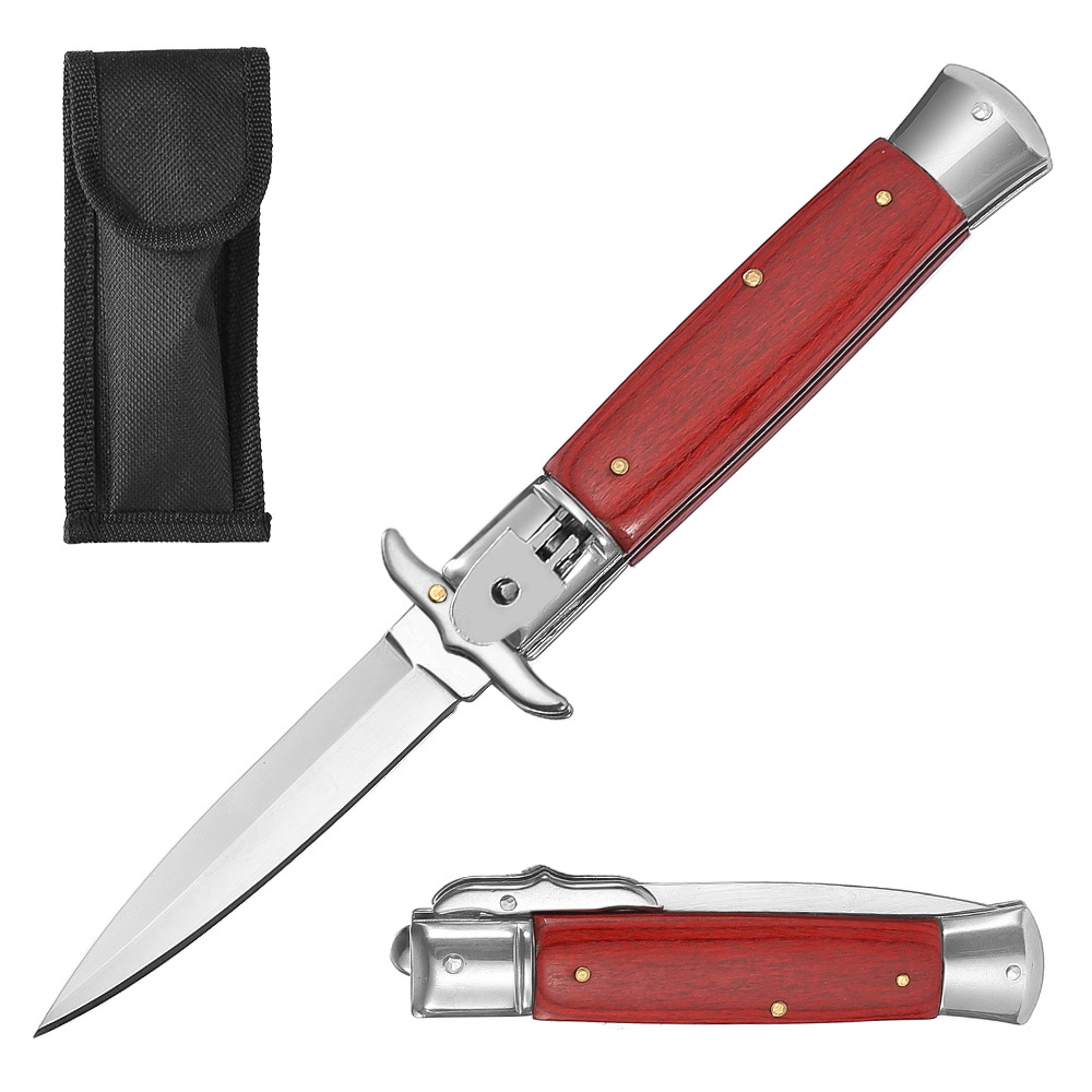 户外高硬度小刀 野外求生折刀 现货 便携折叠刀具