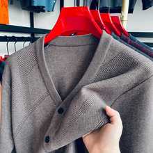 男士秋冬款毛衣加厚打底衫休闲长袖保暖针织衫男式针织衫款式多样