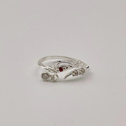 Animation Tianguan Blessing Ring Flower City Xie Lian Danmei Novel Couple Ring Cross-border AliExpress Amazon Hot Selling