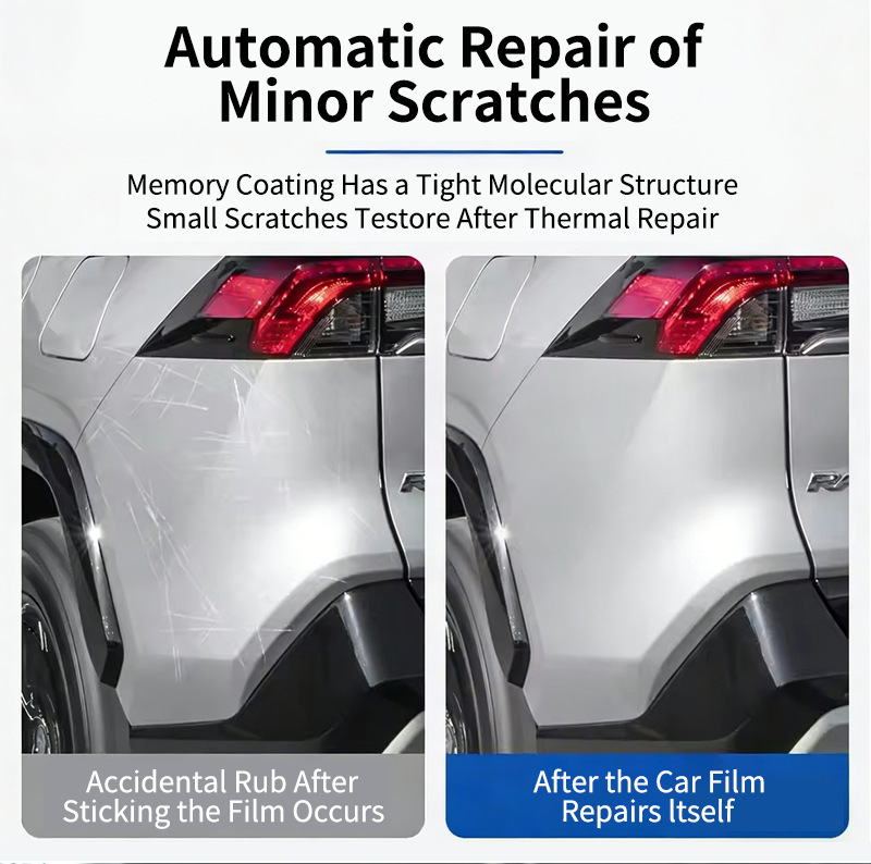 Cross-border exclusive supply of super-hydrophobic lotus leaf effect car paint protection film 7.5MIL 8.5MIL self-healing TPU PPF
