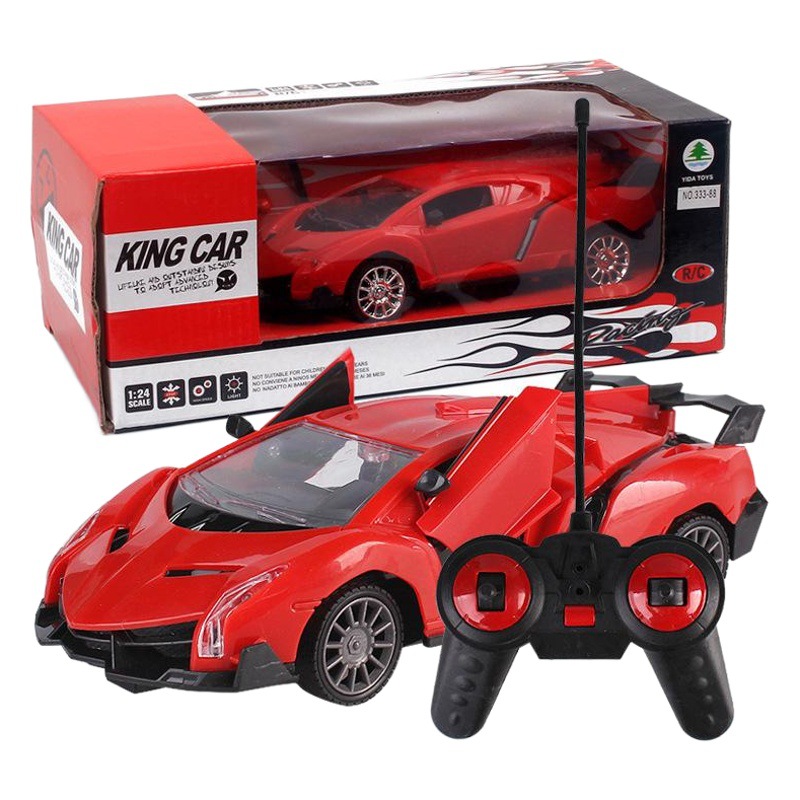 1:24 cinco vías doble puerta modelo de coche de control remoto coche de juguete eléctrico coche de control remoto adecuado para regalos de los niños