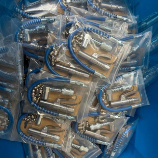 New single handle lock clamp type high pressure self-locking grease nozzle suit manual electric pneumatic grease gun gear type butter