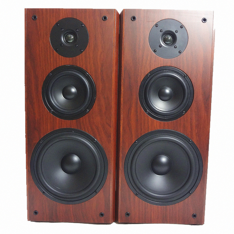 8inch High, Medium, Low Three-Way Bookshelf Hifi Speaker Wooden 8inch 7 Ohm Passive Speaker Floor-Standing Speaker Price Per Pair