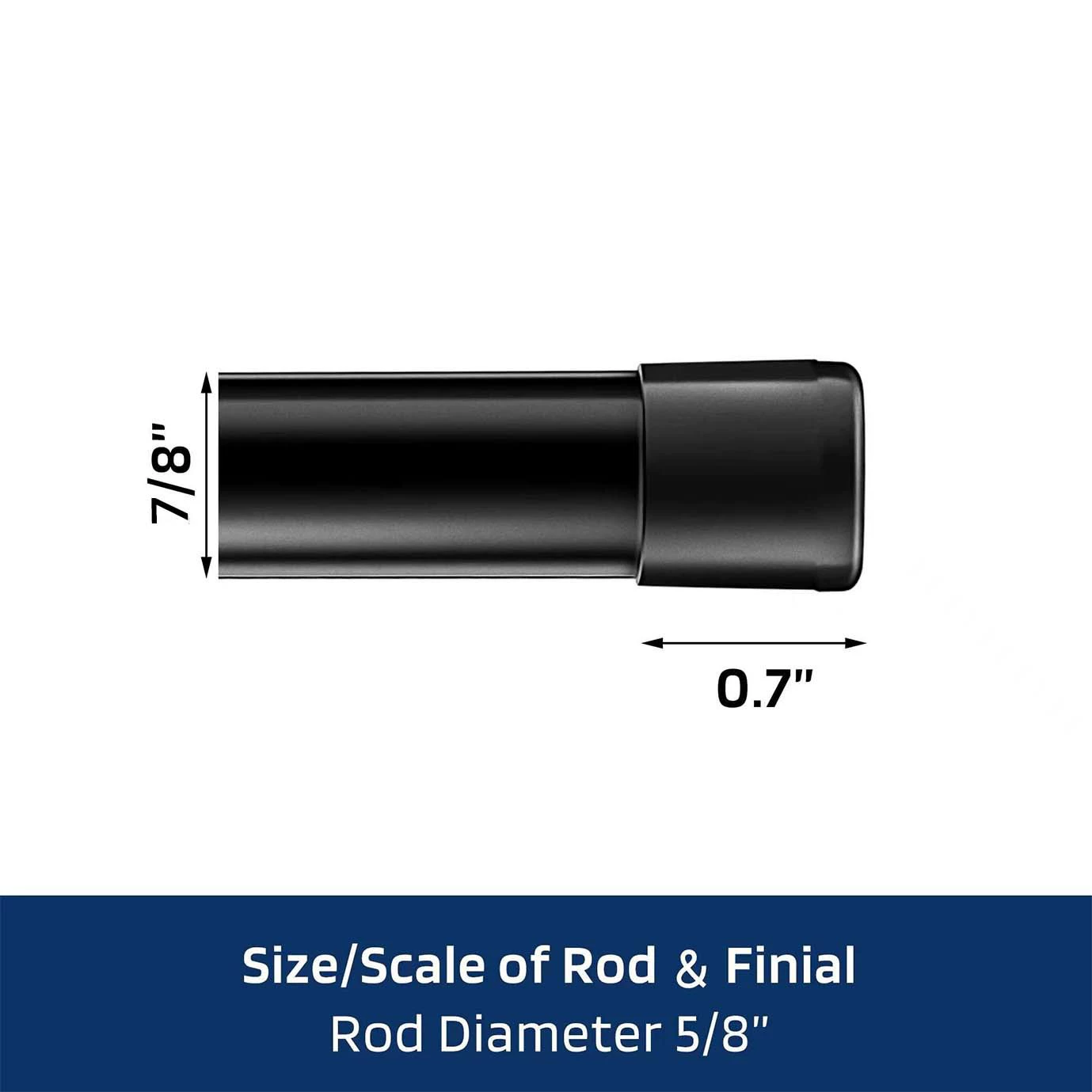 19-миллиметровый резьбовой карниз для штор, перфорированный карниз для сушки белья, карниз для душевой кабины, опорный карниз, эксклюзивная поставка для трансграничной торговли