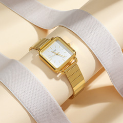 Fashionable INS-style artistic retro fresh Japanese-Korean style forest system versatile simple temperament student watch for women