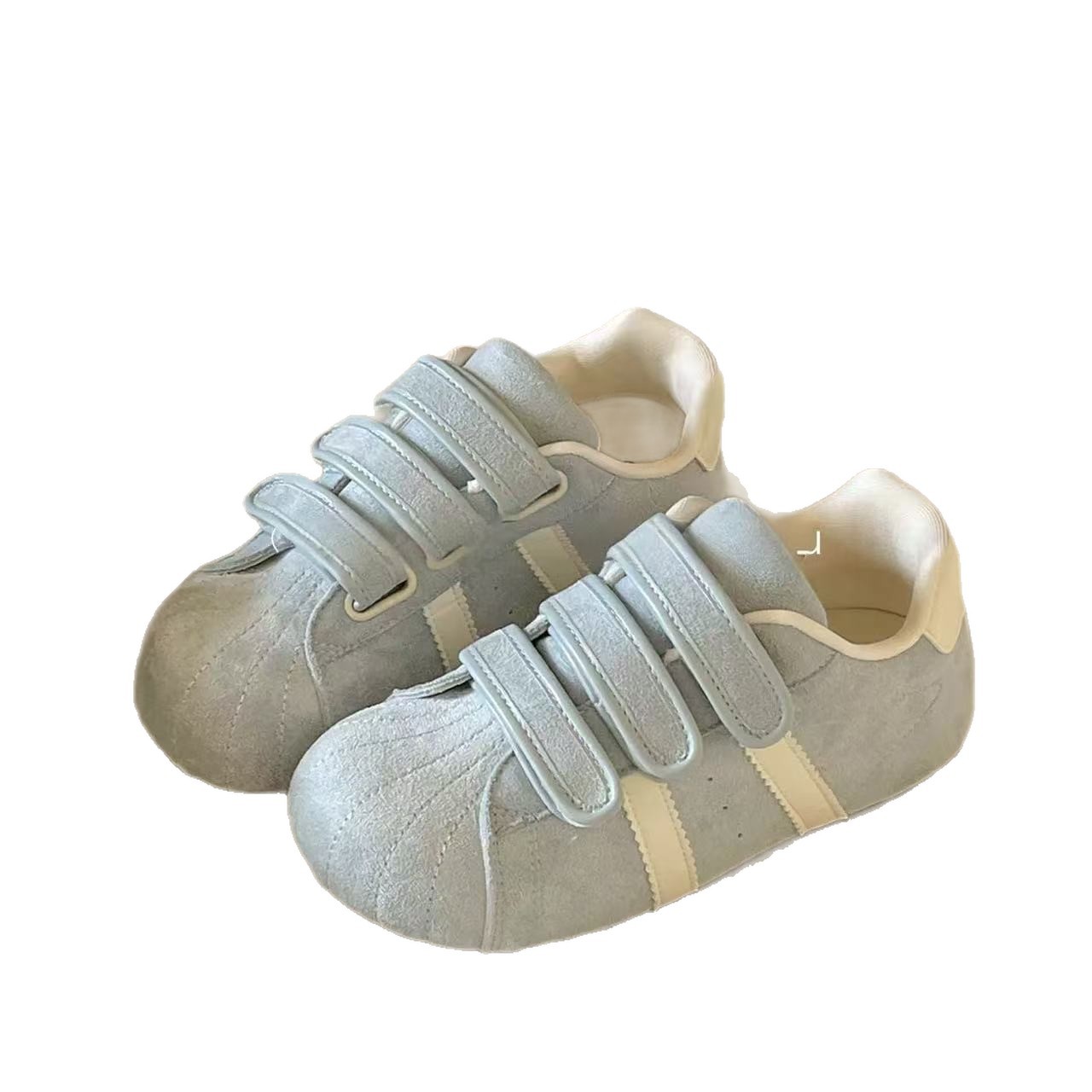 2026 primavera y otoño nueva moda versátil zapatos de skate deportivo casual nicho zapatos de entrenamiento de la ley retro velcro zapatos de pan