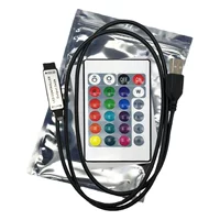Производитель Haoxin инфракрасный 24-клавишный USB-контроллер мини-контроллер с одной головкой RGB красочная Светодиодная лента контроллер световой панели
