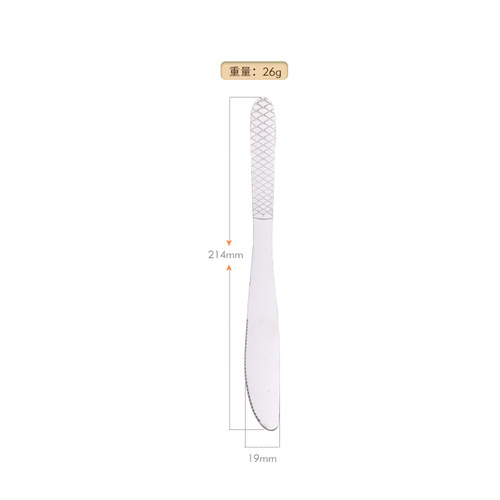 Factory direct supply of rose stainless steel cutlery, forks and spoons, creative pattern tableware set, household western food cutlery, dessert spoons